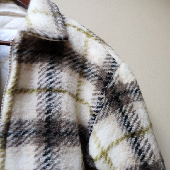 Aritzia Wilfred free LYON wool plaid jacket / 2 / FLAWED - Picture 4 of 8